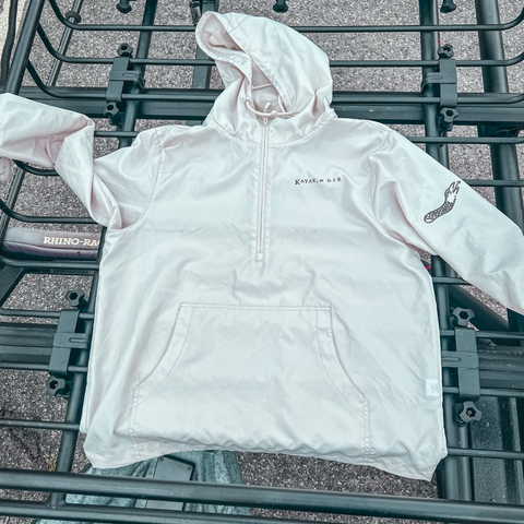 K,orD. PULLOVER HOODED WINDBREAKER